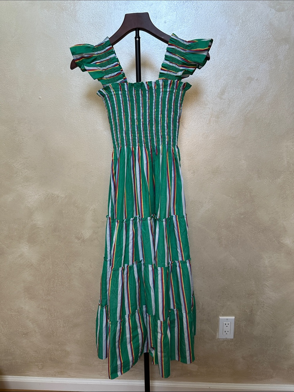 Hill House Home Ellie Nap Dress in Sunset Stripe sz xxs - Picture 12 of 12